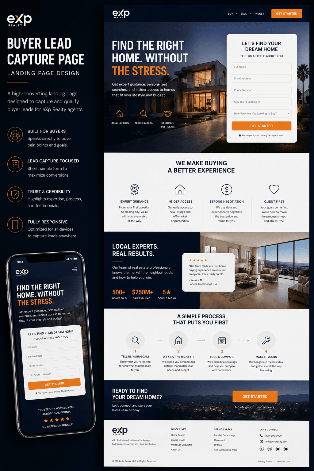 Buyer Lead Capture Page — Landing Pages work for eXp Realty